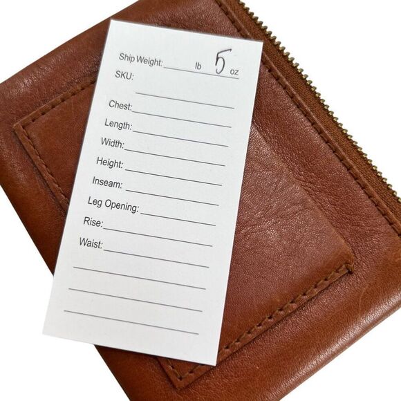 Madewell Small Travel Zip Pouch Brown Leather Zip Coin Wallet With Card Pocket - Picture 5 of 5